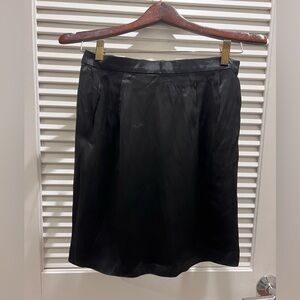 Lanvin Vintage Silk Mini Skirt - Black, FR 38 (US 6)